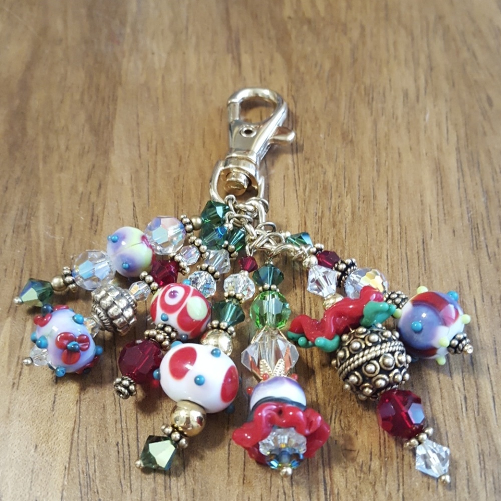 Homemade Sparkle Purse Charm